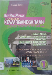 SERIBU PENA PENDIDIKAN KEWARGANEGARAAN 1 KELAS VII