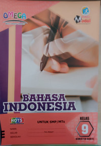 Image of BAHASA INDONESIA KELAS 9 SEM GANJIL MODUL PEMBELAJARAN
